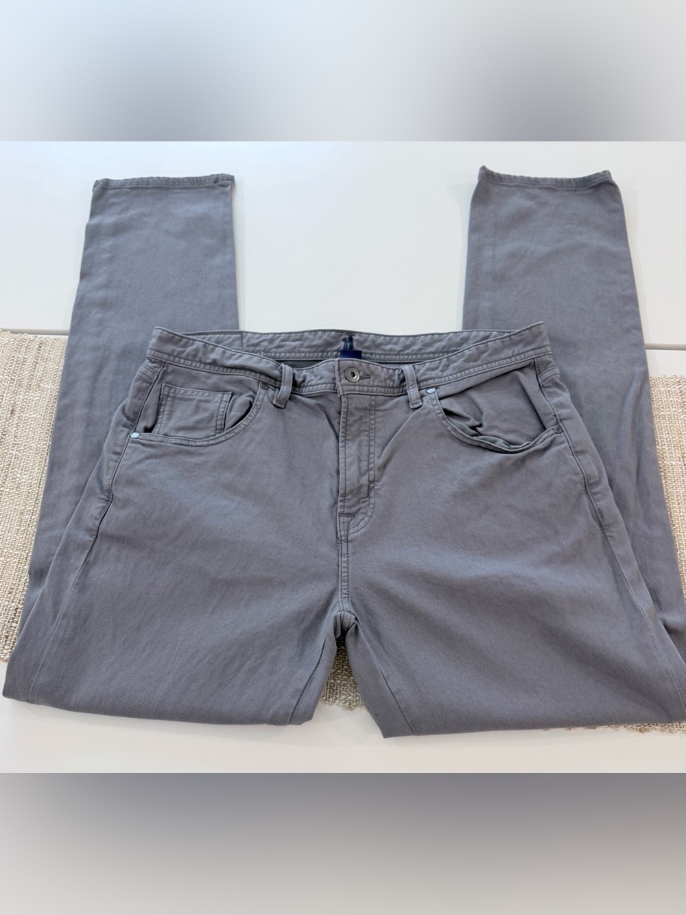 johnnie-O Men's Straight Jeans in Gray